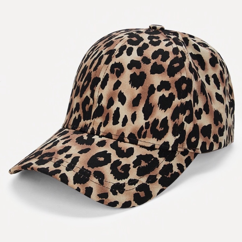 LAST 2βΌοΈπ GORGEOUSπ leopard print baseball hat - Picture 2 of 3